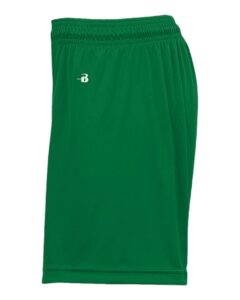 Badger 4116 Women’s B-Core 5″ Inseam Shorts – Kelly (side)