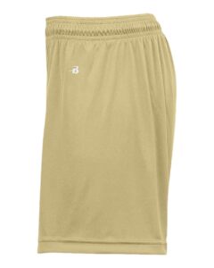 Badger 4116 Women’s B-Core 5″ Inseam Shorts – Vegas Gold (side)