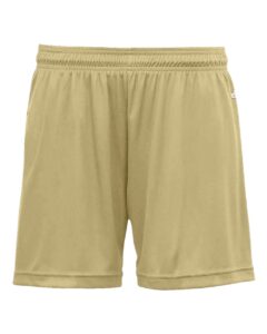 Badger 4116 Women’s B-Core 5″ Inseam Shorts – Vegas Gold