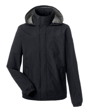 Nautica N17182 Men’s Voyage Hooded Rain Jacket – Black