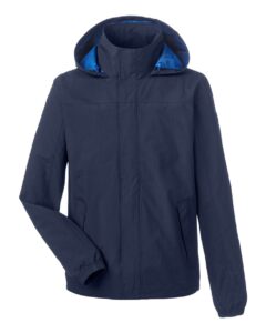 Nautica N17182 Men’s Voyage Hooded Rain Jacket – Navy