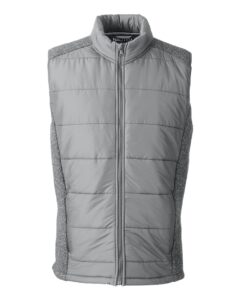 Nautica N17946 Men’s Harbor Puffer Vest – Graphite/ Graphite Heather