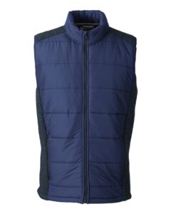 Nautica N17946 Men’s Harbor Puffer Vest – Navy/ Navy Heather
