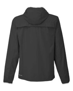 Nautica N17926 Men’s Stillwater Hooded Windbreaker – Black (back)