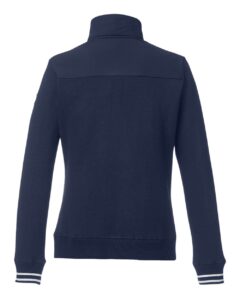 Nautica N17387 Women’s Navigator Fleece Full-Zip Jacket – Navy (back)