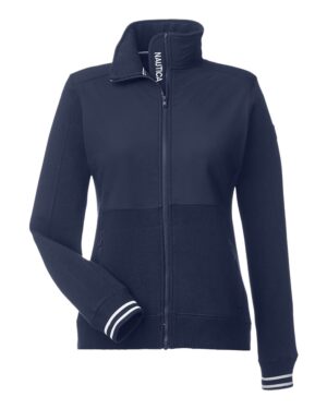 Nautica N17387 Women’s Navigator Fleece Full-Zip Jacket – Navy