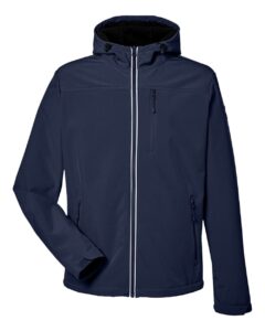 Nautica N17789 Men’s Wavestorm Hooded Soft Shell Jacket – Navy