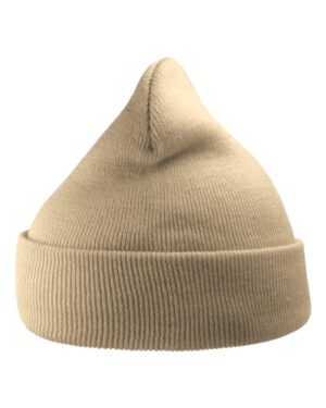 Atlantis Headwear WIND Sustainable 12″ Knit Beanie – Beige