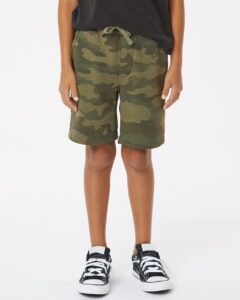 Independent Trading Co. PRM16SRT Youth Lightweight Special Blend Fleece Shorts