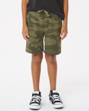 Independent Trading Co. PRM16SRT Youth Lightweight Special Blend Fleece Shorts