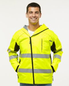 Kishigo WB102 Unisex Premium Black Series® Windbreaker