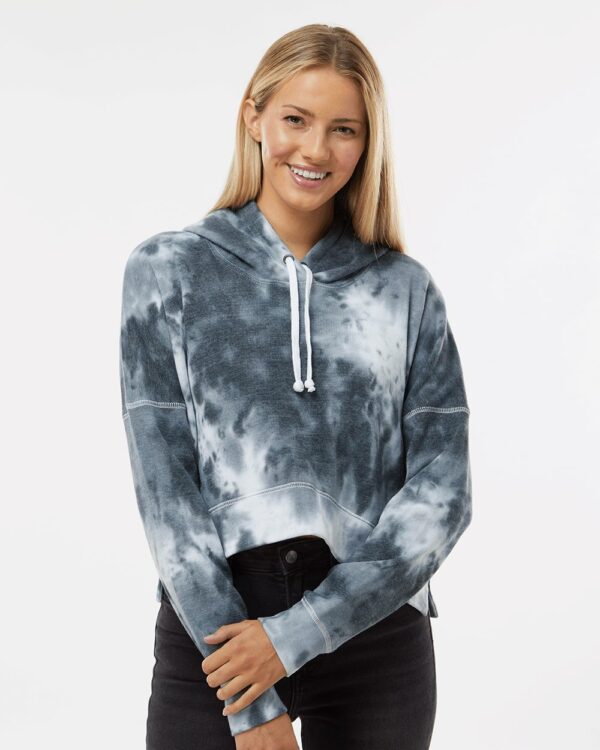 J. America Women’s Crop Hooded Sweatshirt
