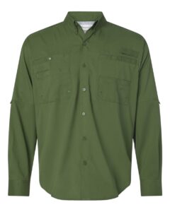 Paragon 702 Men’s Kitty Hawk Performance Fishing Shirt – Olive Green