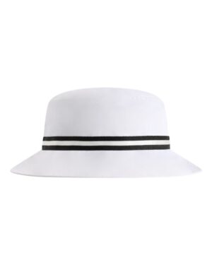 Imperial 1371P The Oxford Performance Bucket Hat – White/ Black