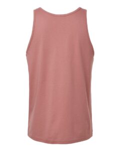 BELLA + CANVAS 3480 Jersey Tank – Mauve (back)