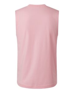 BELLA + CANVAS 3483 Jersey Muscle Tank – Pink (back)