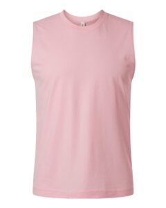 BELLA + CANVAS 3483 Jersey Muscle Tank – Pink