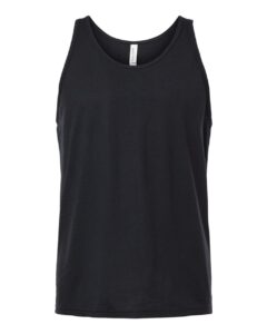 BELLA + CANVAS 3484 Unisex Triblend Tank – Solid Black Triblend