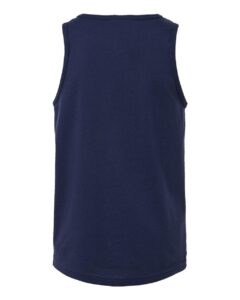 BELLA + CANVAS 3480Y Youth Jersey Tank – Navy (back)