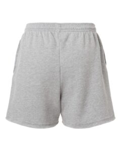 BELLA + CANVAS 3787 Women’s Cutoff Shorts – Athletic Heather (back)