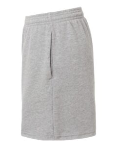 BELLA + CANVAS 3787 Women’s Cutoff Shorts – Athletic Heather (side)