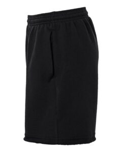 BELLA + CANVAS 3787 Women’s Cutoff Shorts – Black (side)