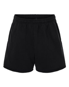 BELLA + CANVAS 3787 Women’s Cutoff Shorts – Black