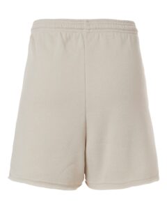 BELLA + CANVAS 3787 Women’s Cutoff Shorts – Heather Dust (back)