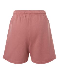 BELLA + CANVAS 3787 Women’s Cutoff Shorts – Mauve (back)