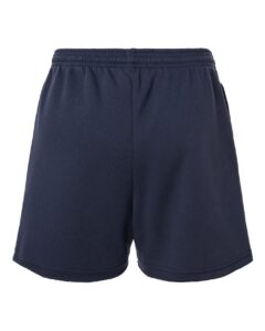 BELLA + CANVAS 3787 Women’s Cutoff Shorts – Navy (back)