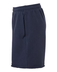BELLA + CANVAS 3787 Women’s Cutoff Shorts – Navy (side)