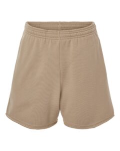 BELLA + CANVAS 3787 Women’s Cutoff Shorts – Tan