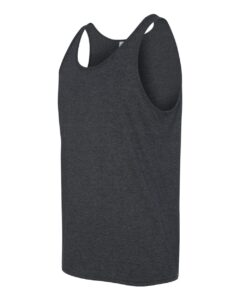 BELLA + CANVAS 3480CVC Unisex Heather CVC Tank – Dark Grey Heather (side)