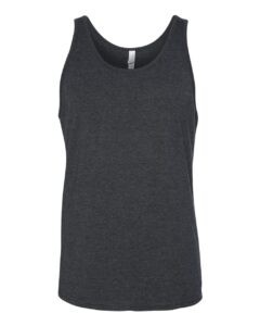 BELLA + CANVAS 3480CVC Unisex Heather CVC Tank – Dark Grey Heather