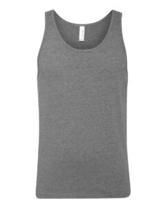 BELLA + CANVAS 3480CVC Unisex Heather CVC Tank – Deep Heather