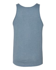 BELLA + CANVAS 3480CVC Unisex Heather CVC Tank – Heather Slate (back)