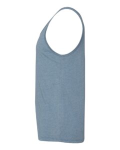BELLA + CANVAS 3480CVC Unisex Heather CVC Tank – Heather Slate (side)