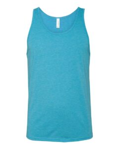 BELLA + CANVAS 3484 Unisex Triblend Tank – Aqua Triblend