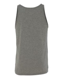 BELLA + CANVAS 3484 Unisex Triblend Tank – Grey Triblend (back)