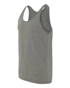 BELLA + CANVAS 3484 Unisex Triblend Tank – Grey Triblend (side)