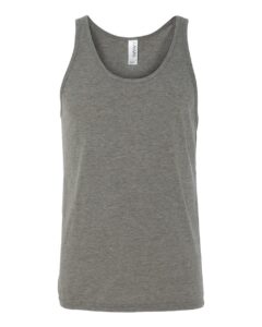 BELLA + CANVAS 3484 Unisex Triblend Tank – Grey Triblend