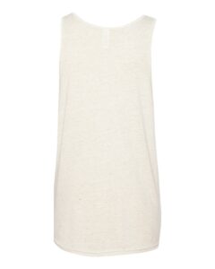 BELLA + CANVAS 3484 Unisex Triblend Tank – Oatmeal Triblend (back)