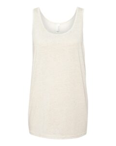 BELLA + CANVAS 3484 Unisex Triblend Tank – Oatmeal Triblend