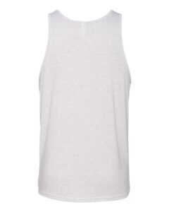 BELLA + CANVAS 3484 Unisex Triblend Tank – White Fleck Triblend (back)