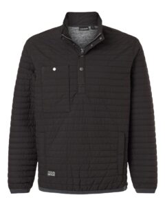 DRI DUCK 5303 Men’s Keystone Quilted Pullover – Black
