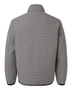 DRI DUCK 5303 Men’s Keystone Quilted Pullover – Grey (back)