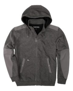 DRI DUCK 7340 Men’s Mission Fleece Pro Full-Zip Jacket – Dark Oxford