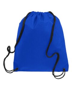 Q-Tees Q1235 Non-Woven Drawstring Bag – Royal