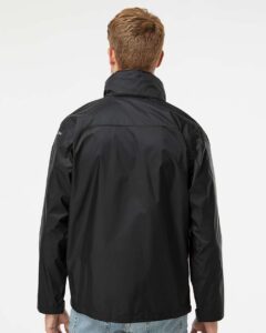 Columbia 212476 Men’s Glennaker Lake™ II Rain Jacket – Black (on model back)