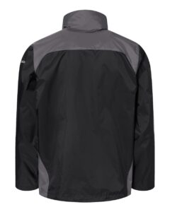 Columbia 212476 Men’s Glennaker Lake™ II Rain Jacket – Black/ City Grey (back)
